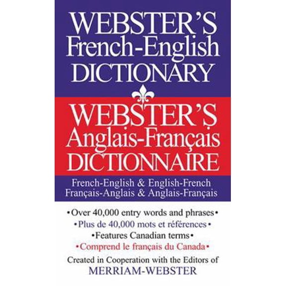 Pre-Owned Webster's French-English Dictionary (Paperback) 1892859793 9781892859792