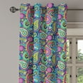 thumbnail image 2 of Ambesonne Paisley Grommet Curtain, Bohem Colorful, 50" x 72", Multicolor, 2 of 6