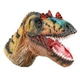 thumbnail image 1 of HILABEE Sounding 3D Simulation Dinosaur Model Hand Puppet Yellow, 1 of 9