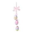 thumbnail image 2 of Eespoir Easter Egg String, Spring Artificial Flowers Easter Egg, Foam Wrapped Paper Eggs, Easter Hanging Ornaments for Easter Party Tree, 2 of 6