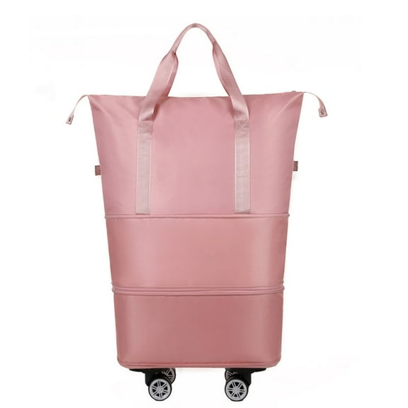 Unisex Expandable Wheeled Luggage Bag Portable Large Capacity Waterproof Rolling Pulley Storage Bag Suitcase for Travel