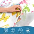 thumbnail image 3 of Yayeee Kitchen Curtains Tier Pair Light Filtering 27"x24" Rod Pocket Short Cafe Window Panel, Colorful Easter Eggs, 3 of 7