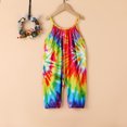 thumbnail image 5 of Toddler Kid Jumpsuit Pants Clothes Toddler Kids Baby Girls Strap Tie Dyed Romper Jumpsuit Outfits Summer Jumpsuit For Girls Boys, 5 of 7