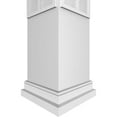 thumbnail image 5 of Ekena Millwork 12"W x 10'H Craftsman Classic Square Non-Tapered Kinsman Fretwork Column w/ Prairie Capital & Prairie Base, 5 of 8