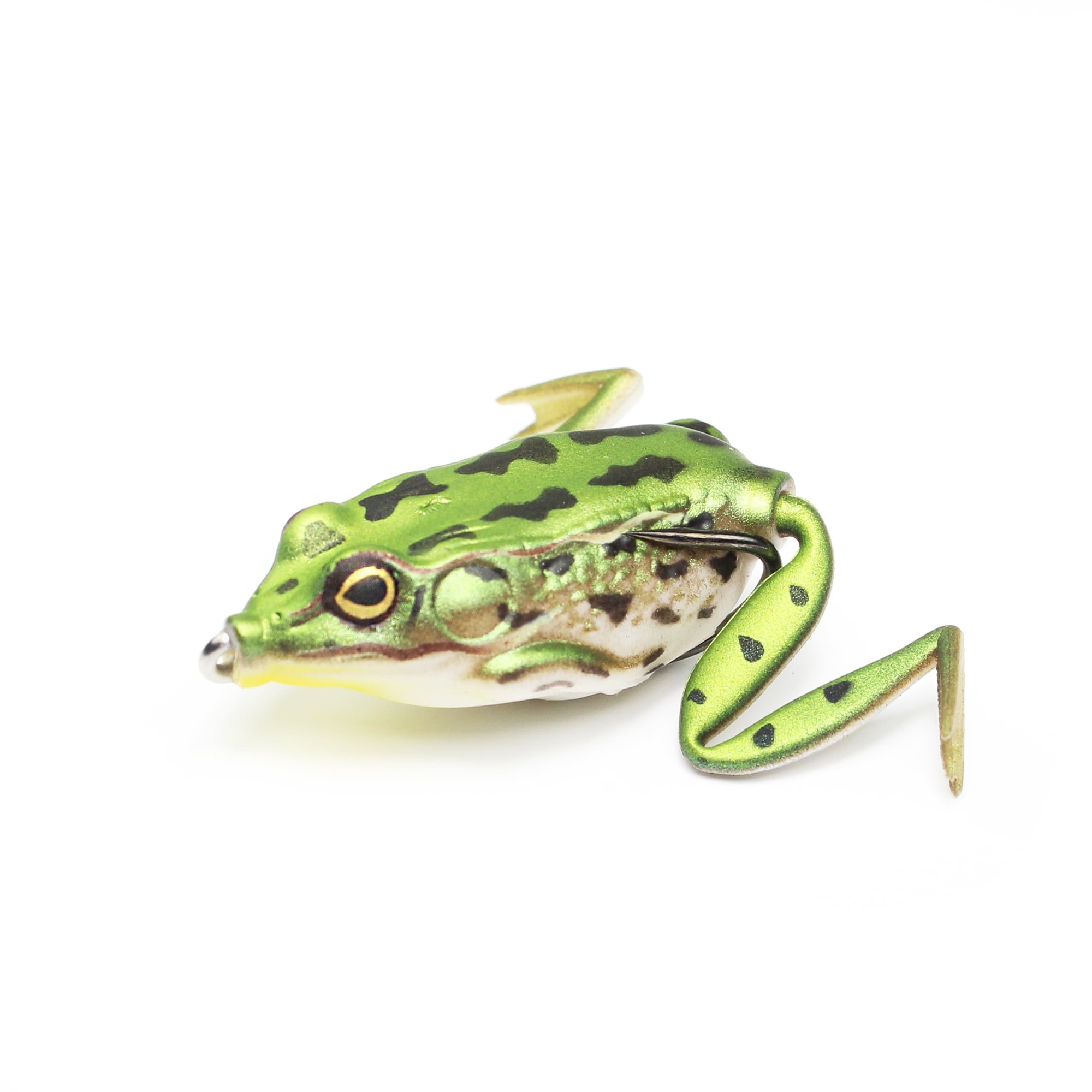 Lunkerhunt Pocket Frog, Topwater Lure, Green Tea,1.75 in,1/4 oz 