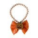 thumbnail image 1 of Collar para gato y Perro perfecl Elegante Ajustable Naranja M, 1 of 8