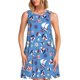 thumbnail image 1 of Fotbe Colorful Sailing Ship Vestido de Verano sin Mangas para Mujer – Vestido Midi Línea A, Estilo Camiseta Floral, Vestido Playero Casual y Fluido, 1 of 7