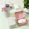 thumbnail image 4 of Travel Soap Dish with Lid, Waterproof Soap Case, 4pcs Plastic Soap Container for Shower, Kitchen, Camping, 4 of 5