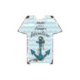 thumbnail image 1 of Adventure Metal T-Shirt Wall Decor, 1 of 1