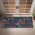 thumbnail image 2 of Pioneer Flower Floral Print Pattern Door Rugs,Washable Non Slip Door Mats Indoor,Decorative Door Mats,Entry Mat Indoor for Entrance,Bedroom,Kitchen,Bathroom,16"x47", 2 of 6