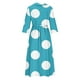 thumbnail image 5 of Vestido de Verano para Mujeres Impreso Cuello de Vuelta de Manga de Tres Cuartos, Estilo de Ocio de Moda para Ocasional, Fiesta Y Vacaciones, 5 of 5