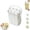 White, variant on Silicone Ice Stick Tray with Storage Caddy, Portable Carrying Case Homemade Popsicle Molds, Leak-Proof & Space-Saving, Easy Release, For DIY Making Frozen Desserts