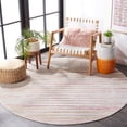 thumbnail image 3 of SAFAVIEH Cabana Alayna Indoor/Outdoor Area Rug, Rust/Ivory, 7' x 7' Round, 3 of 11