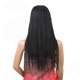 thumbnail image 3 of Jumpingount Peluca negra natural de fibra resistente al calor trenzada larga para mujer Pelo falso casual sin cola Cuidado del cabello, 3 of 5