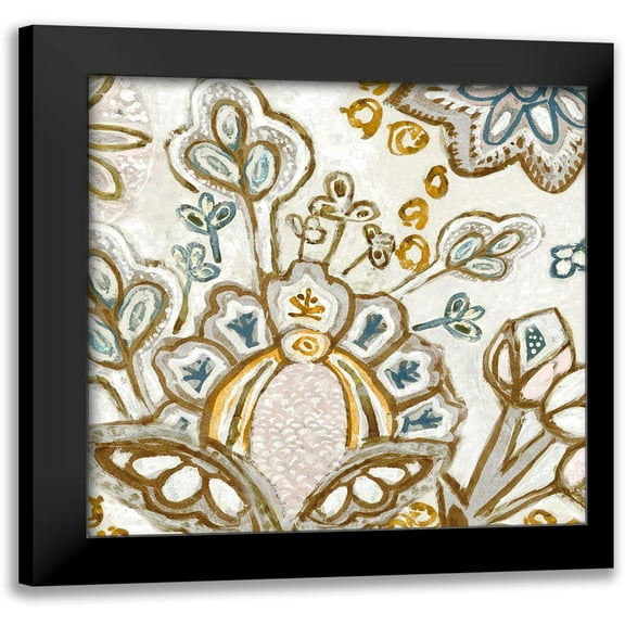 Pattinian, Merri 12x12 Black Modern Framed Museum Art Print Titled - Enchanting I