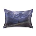 thumbnail image 7 of Yayeee Pillowcase King Size Set of 2 Satin Wrinkle Resistant Pillow Case, Moonlight Mountain, 7 of 7