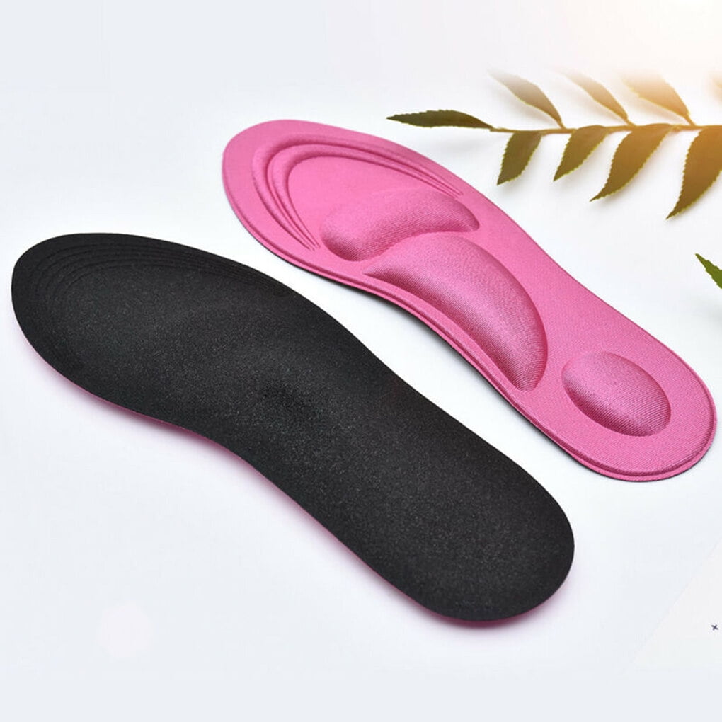 Foot Orthotics Plantar Fasciitis Arch Support Insoles -Relieve Foot Back Hip Leg and Knee Pain- Improve(red for women)