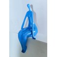 thumbnail image 6 of Nifao Modern Abstract Art Resin Statue Sitting On Edge Female Figure – Resin Statue, Home Decor, 8"L x 6"W x 15"H, 6 of 9