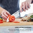 thumbnail image 4 of KitchenAid 4-Piece Chef Knife Set with Blade Covers, High-Carbon Japanese Steel, Multicolor, 4 of 9