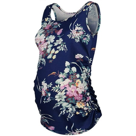 

Enjiwell Pregnant Women Summer Vest Tank Top Maternity Bump T Shirt Blouse