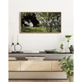 thumbnail image 3 of Drsoum Vintage Flower Garedn Landscape Framed Wall Art Classic Retro Floral Wall Prints Farmhouse Kitchen Bathroom Office Decor 8x16in Natural Framed, 3 of 6