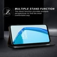 thumbnail image 4 of Wallet Case for OnePlus 9 Pro, Folio Flip PU Leather Magnetic Buckle Slim Back Cover Built-in Card Holder Slot and Stand for OnePlus 9 Pro 5G (Black), 4 of 7