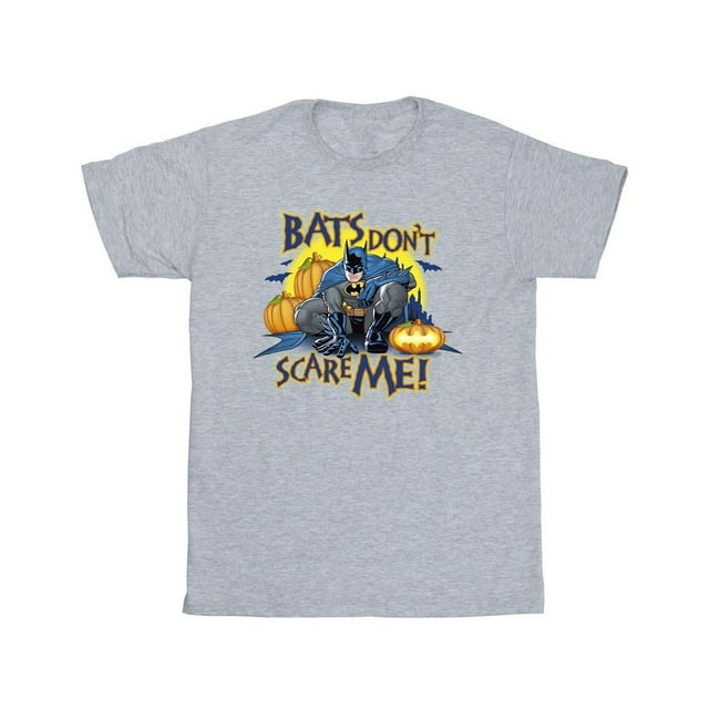 DC Comics Mens Batman Bats Don't Scare Me T-Shirt