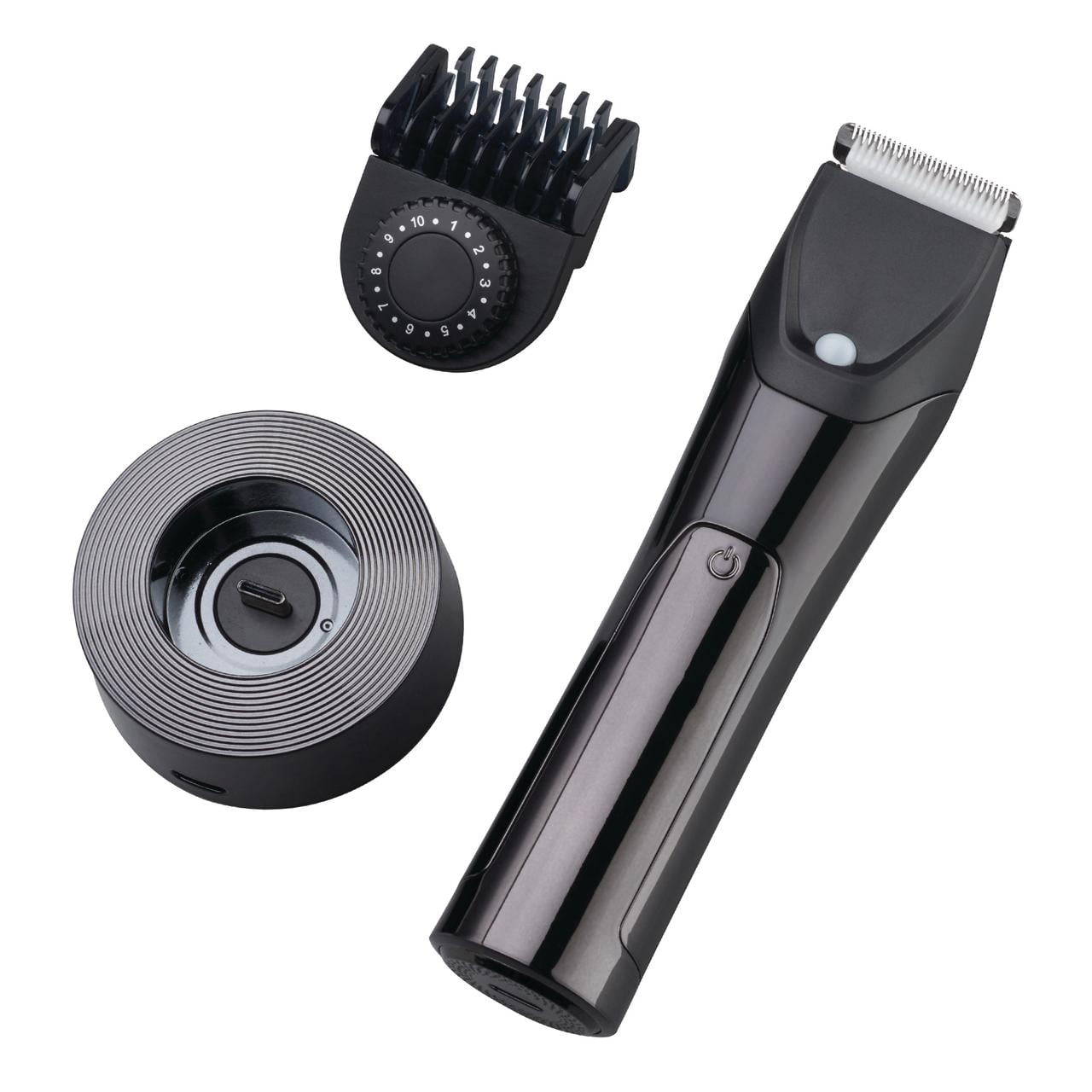 Barbasol Rechargeable LCD Beard Trimmer with Ceramic Blade and LED Light