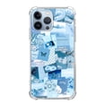 thumbnail image 1 of Light Bule Collage Case for iPhone 13 Pro Max,Aesthetic Art Design TPU Bumper Cover Case, 1 of 6