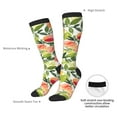 thumbnail image 6 of Fotbe Fruits Peach1 print Women's Men's Novelty Crew Socks Cotton Socks Knee High Socks for Walking,Running,Nurses,Pregnancy, 6 of 8