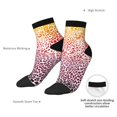 thumbnail image 6 of Naloa Leopard Skins And Heads Ankle Socks for Women Non Slip Socks No Show Socks Classic Low Cut Casual Socks Casual Socks, 6 of 7