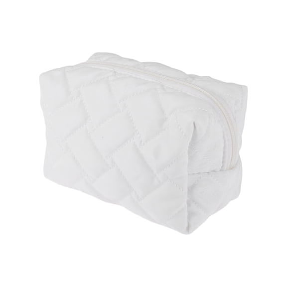 Unique Bargains 1 Pc Lady Portable Make Up Organizer Case for Activities White
