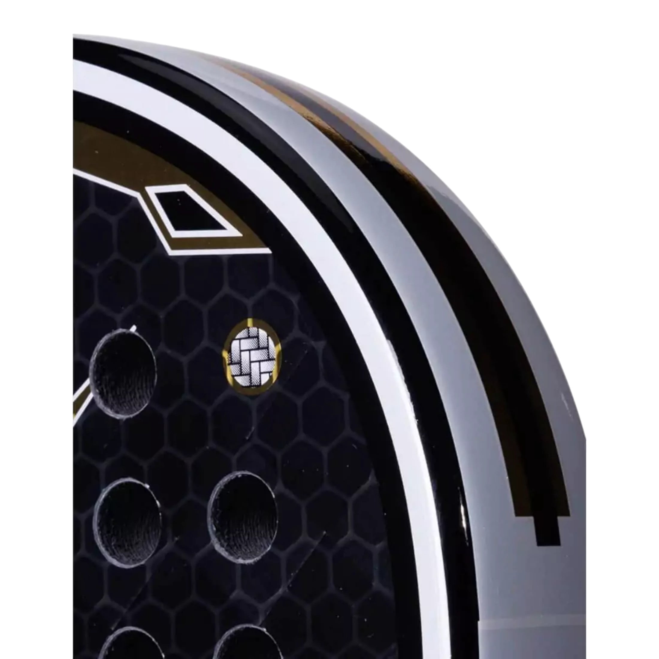 Heroe's Brand Sport ROWAN Tito Allemandi 2025 Pro Padel Racket with 18K Textream Carbon Silver Diamond Shape