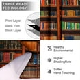 thumbnail image 4 of 54W x 84L Bookshelf Blackout Curtains Grommet Thermal Insulated Room Top Darkening Curtains for Living Room Bedroom Inch Set of 2 Panels Bookstoreage Book, 4 of 6