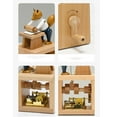 thumbnail image 2 of Cute Music Box Are Hand Crank Wooden Mechanism Musical Boxes Vintage Keepsake Box Gifts For Family And Friends, Creative Desktops Ornaments, 2 of 2