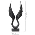 thumbnail image 2 of FUTUREORYY Statue d'Aile d'Ange en Résine Synthétique Sculpture Réaliste pour Armoire à Vin, 2 of 8