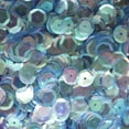 thumbnail image 1 of Light Sapphire Blue Cup Sequins 8mm Crystal Rainbow Iris Iridescent Made in USA, 1 of 1