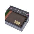 thumbnail image 7 of Tommy Hilfiger Two Tone Brown Smooth Stitch Leather Bifold Passcase Wallet, 7 of 7