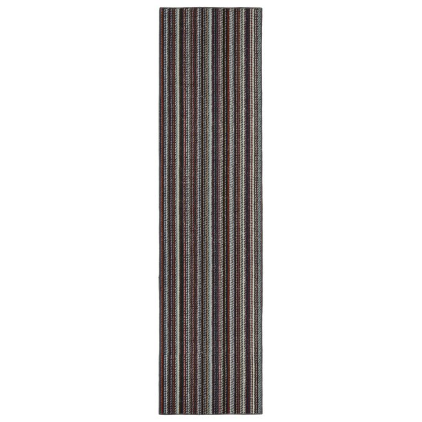 Mainstays Carnival Stripe 2 Ft. x 8 Ft. Random Multi Color Runner Rug