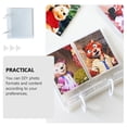 thumbnail image 3 of FUEENIRVA 2-Pack Frosted Plastic Photo Album with Buckle Closure, Ideal for Family Pictures and Photo Storage, 3 of 6