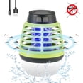 thumbnail image 1 of Lámpara anti-mosquitos Luz de camping 2 en 1 mosquito asesino IP67 Luz portátil recargable USB resistente al agua con batería de 2200 mAh y gancho retráctil para interiores y exteriores LingWen 8390606718136, 1 of 1