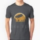 thumbnail image 3 of Camiseta Stranger Moon de algodón para hombre, camiseta con estampado DIY, genial, años 80, Moon Waffles, Netflix, Hawkins, Upside Down, Eleven, Demogorgon, Things, años 80, 3 of 5
