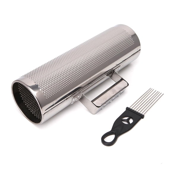SDFGTstore Stainless Steel Guiro with Scraper Percussion Musical Instrument Training Tool