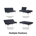 thumbnail image 6 of DHP Emily Convertible Futon, Navy Blue Linen, 6 of 9