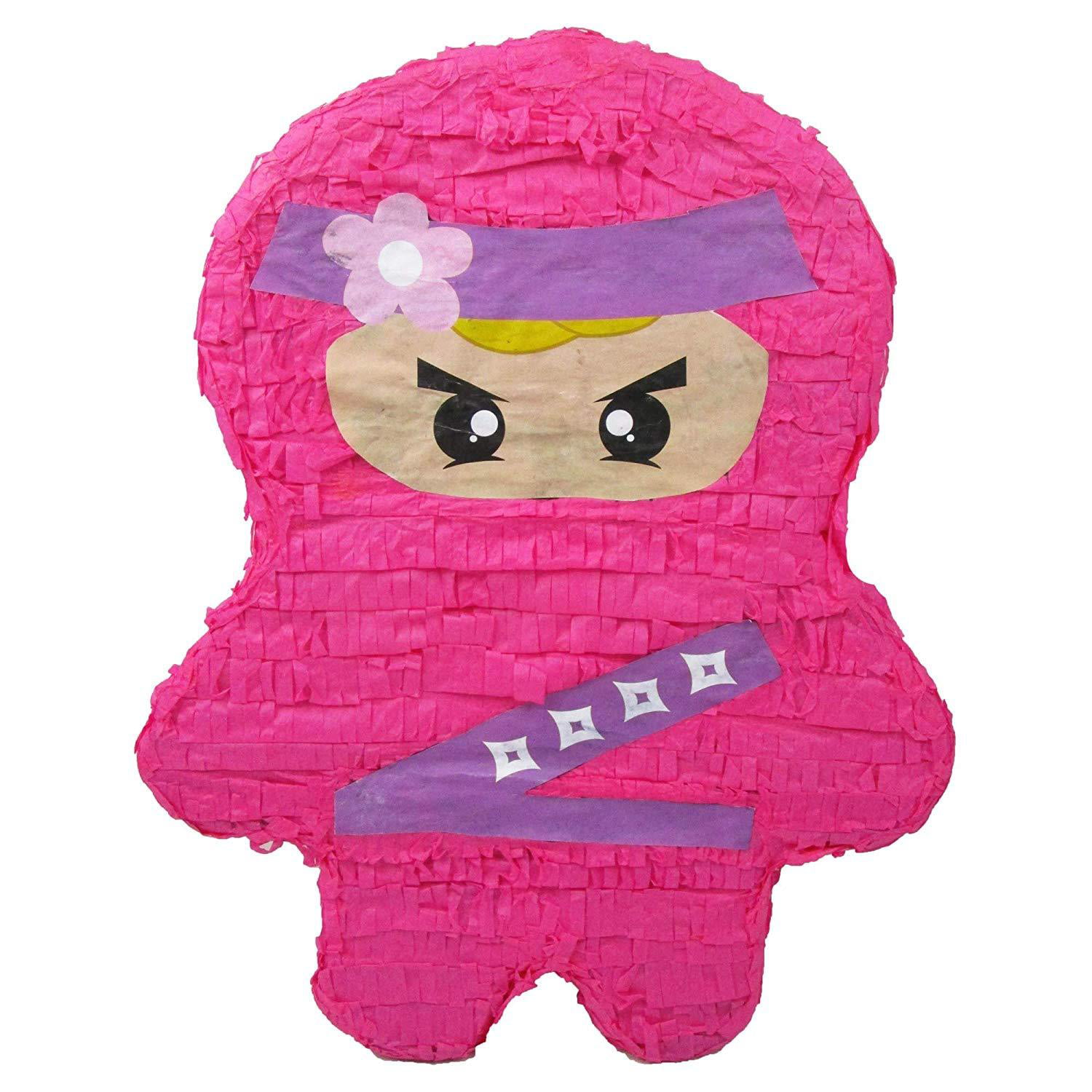 Aztec Pink Ninja Kid Pinata