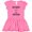 Raspberry with Polka Dots, variant on Inktastic My Aunt is a Doctor Gift Baby Girl Dress