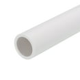 thumbnail image 1 of Tubo Redondo Rígido Uxcell Blanco 0.76 x 0.98"(ID*OD) Alta Resistencia para Manualidades de Tubería de Agua Manga de Cable, 1 of 6