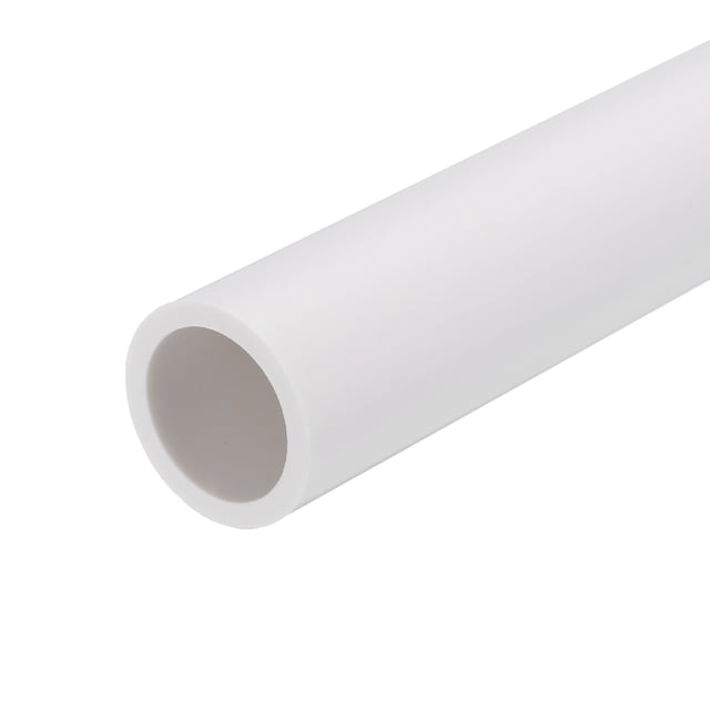 Tubo Redondo Rígido Uxcell Blanco 0.76 x 0.98"(ID*OD) Alta Resistencia para Manualidades de Tubería de Agua Manga de Cable
