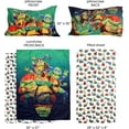 thumbnail image 5 of Teenage Mutant Ninja Turtles 3-Piece Toddler Bedding Sheet Set for Kids - Comforter, Fitted Sheet & Pillowcase, 5 of 9