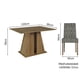 thumbnail image 3 of Juego de Comedor Mesa y 6 Sillas Madesa Fabiana Marrón/Gris, 3 of 11